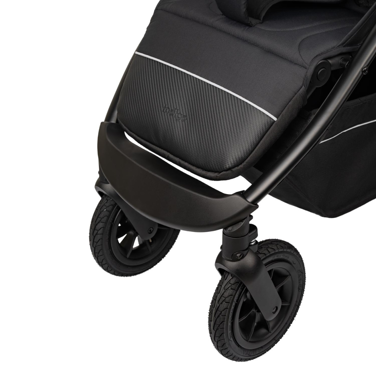 Коляска прогулочная Indigo EPICA XL AIR с сумкой черный