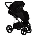 Коляска 2 в 1 Indigo Tour Eco, Te 07 (Черная кожа + Черный)