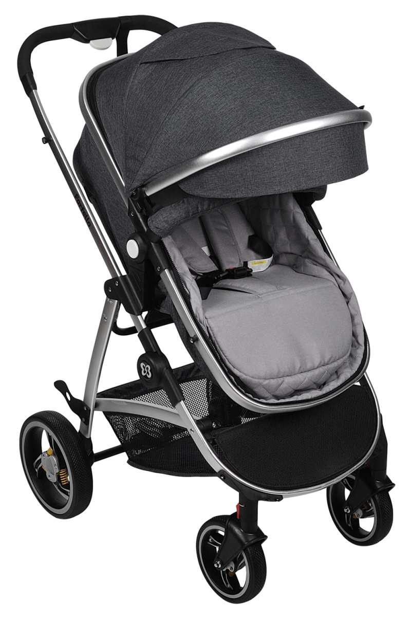 Коляска трансформер Farfello Pristina (Черный PS-15)