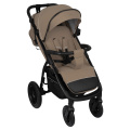 Коляска прогулочная Indigo EPICA XL AIR с сумкой бежевый