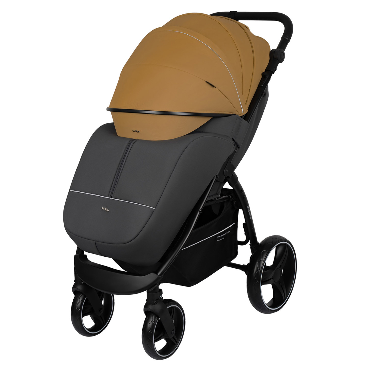 Коляска прогулочная Indigo EPICA XL бежевый-серый