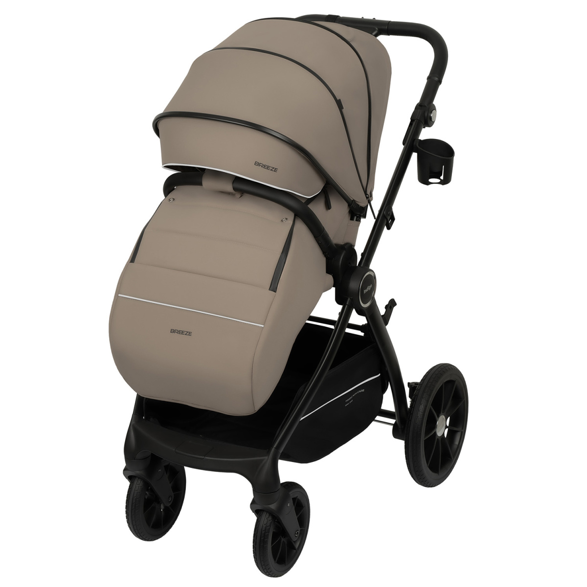 Коляска прогулочная Indigo BREEZE бежевый