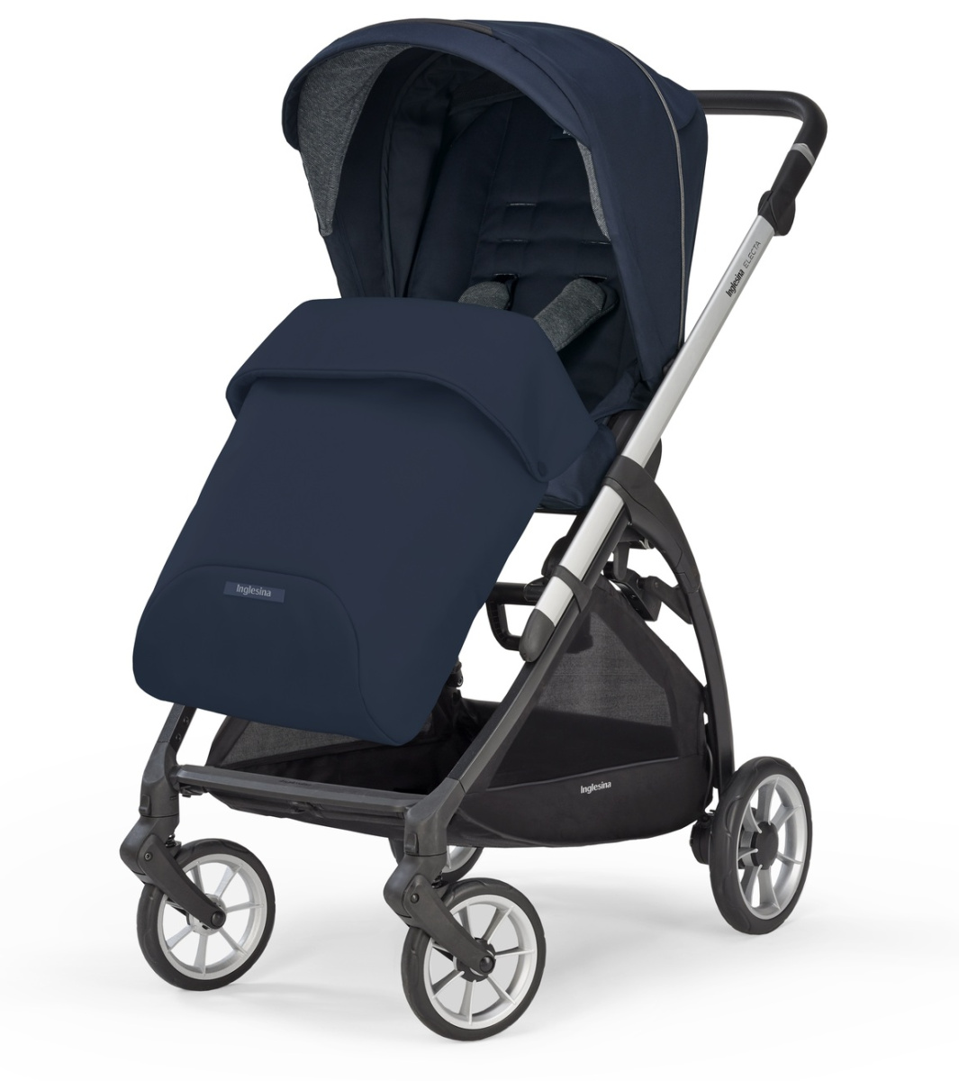Коляска 2 в 1 Inglesina Electa с подставкой под люльку Stand Up, Soho Blue