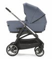 Коляска 3 в 1 Inglesina Aptica  с подставкой под люльку Stand Up,  Alaska Blue