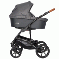 Коляска 3 в 1 Riko Basic Bella Life 06 Anthracite, графит