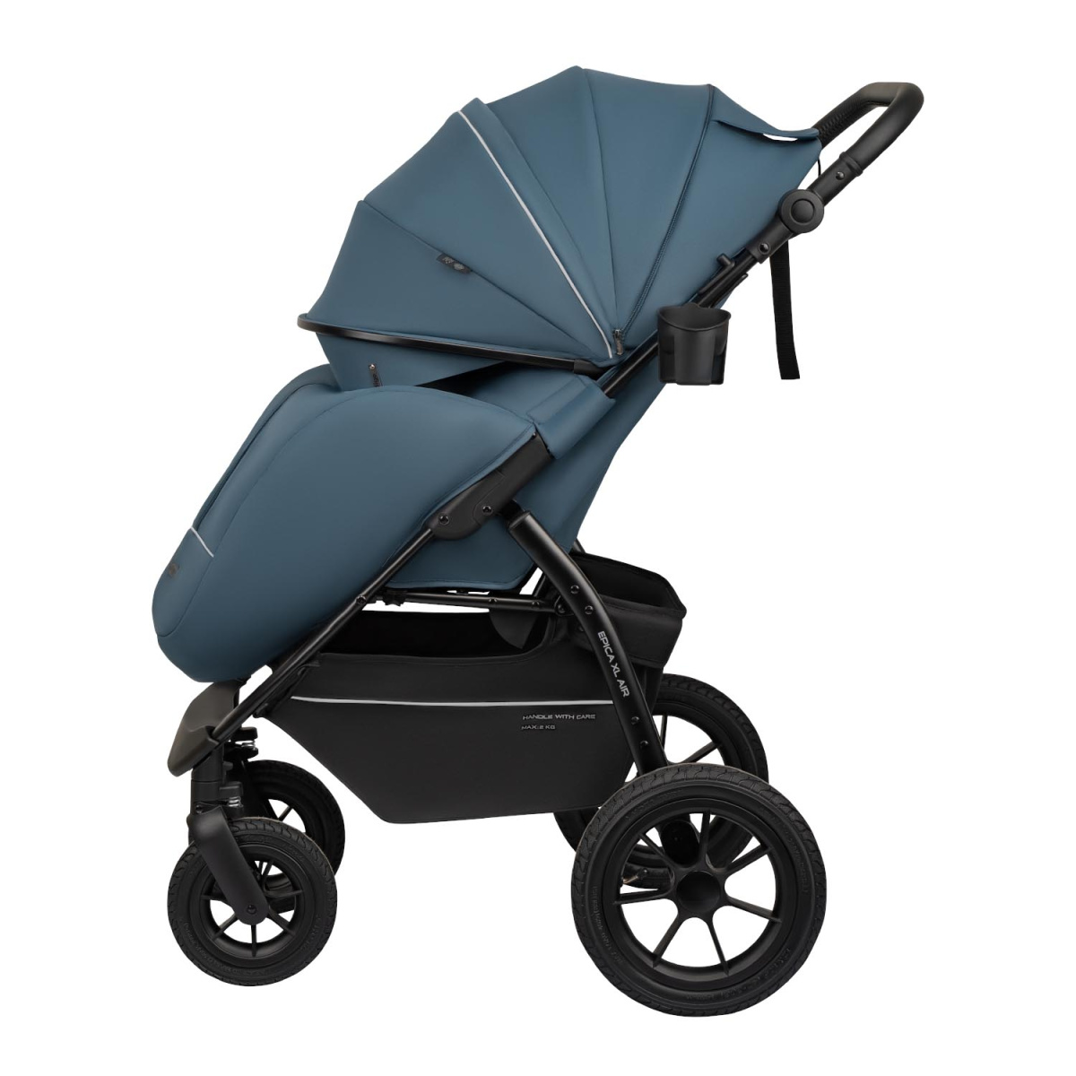 Коляска прогулочная Indigo EPICA XL AIR с сумкой синий