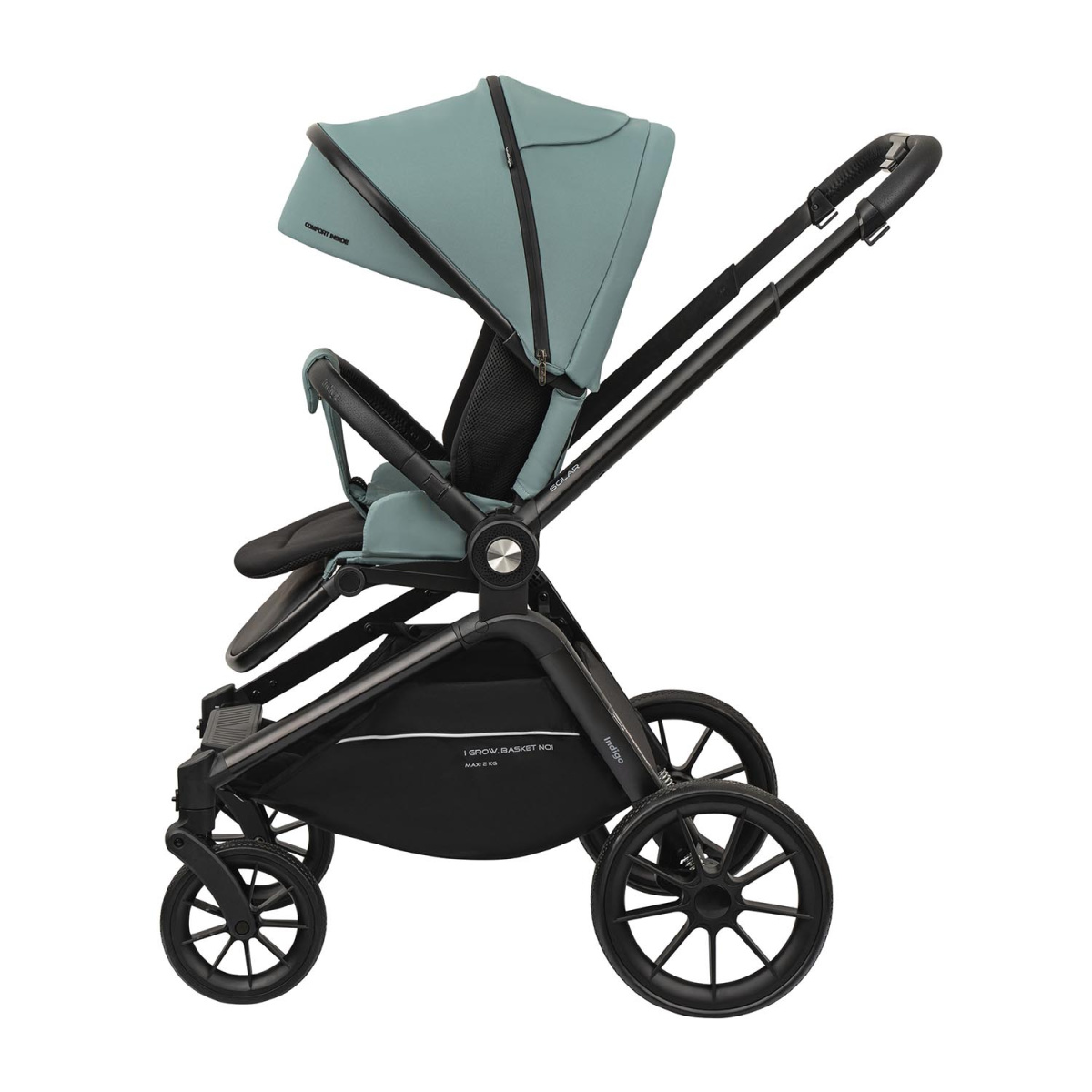 Коляска прогулочная Indigo SOLAR зелёный