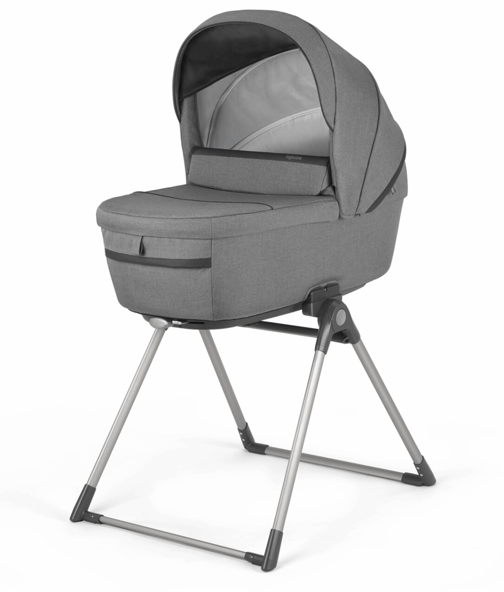Коляска 3 в 1 Inglesina Aptica  с подставкой под люльку Stand Up, Kensington Grey