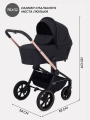 Коляска 2 в 1 MOWBaby ZOOM PU RA086 Gold Black