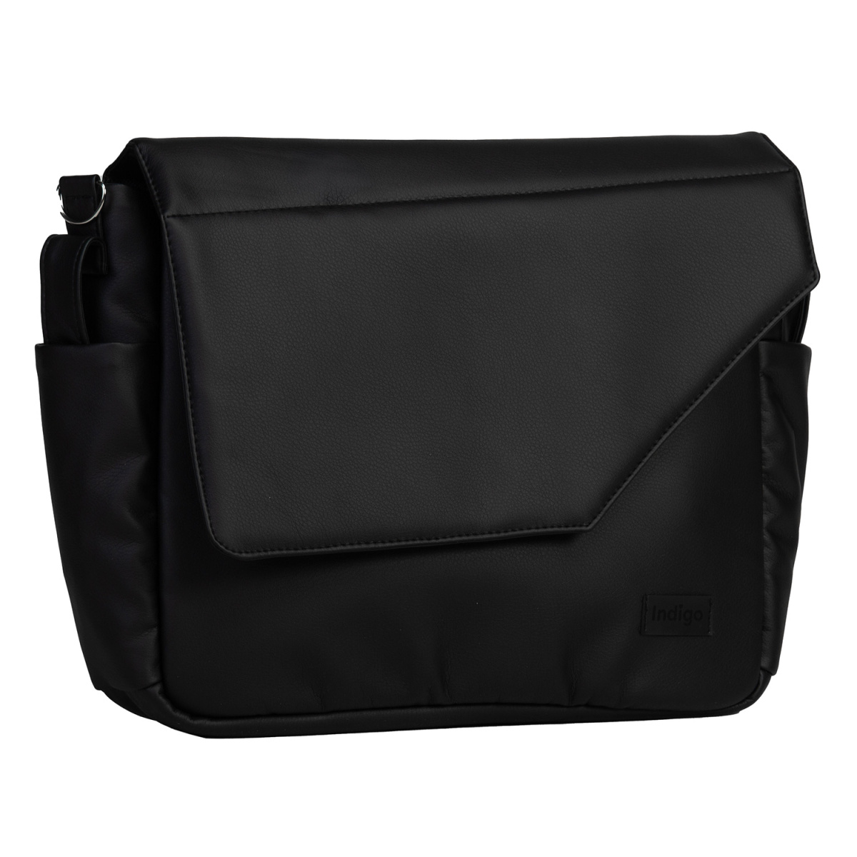 Коляска 2в1 Indigo LAMAR - La 08 (черная кожа)