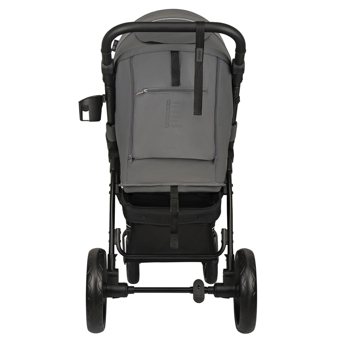 Коляска прогулочная Indigo EPICA XL темно-серый