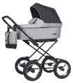 Коляска 2 в 1 RIKO BASIC BELLA LUX CLASSIC 02 серый