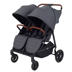 Коляска прогулочная для двойни Rant Twinny graphite