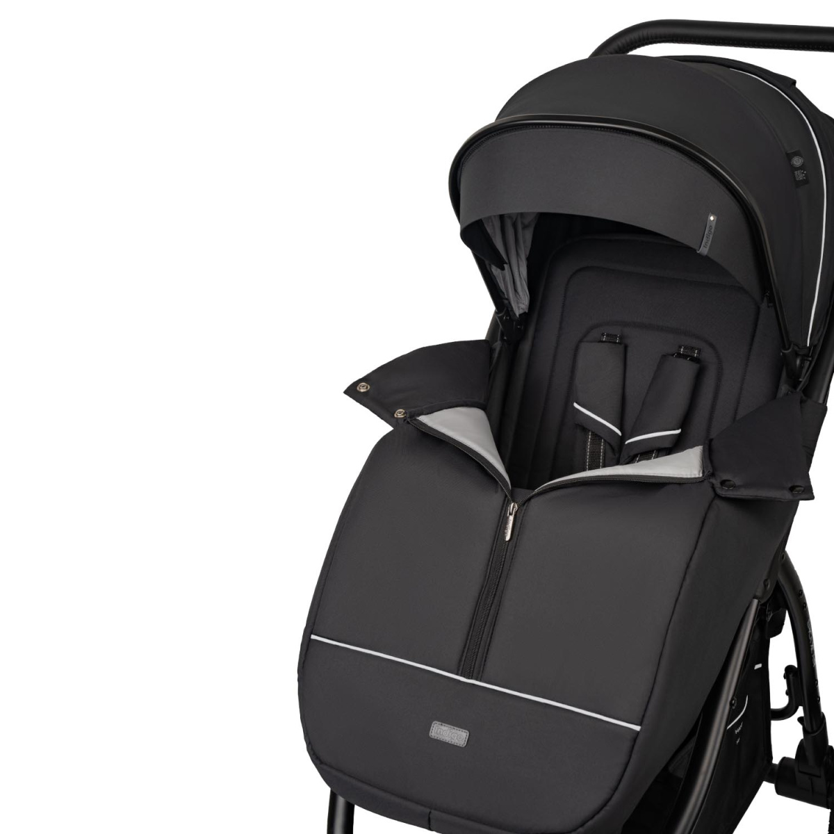 Коляска прогулочная Indigo EPICA XL AIR с сумкой черный