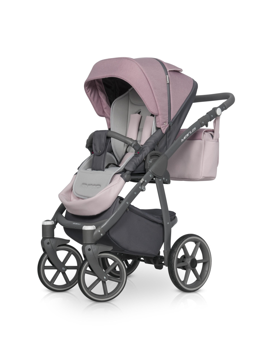 Коляска 2 в 1 Riko Marla 01 розовый