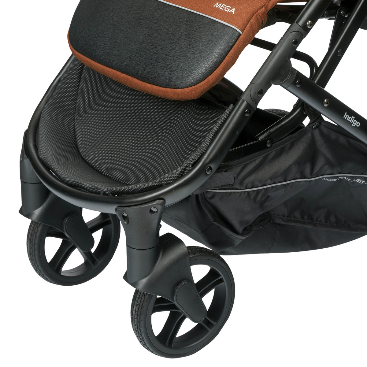 Коляска прогулочная Indigo MEGA терракот