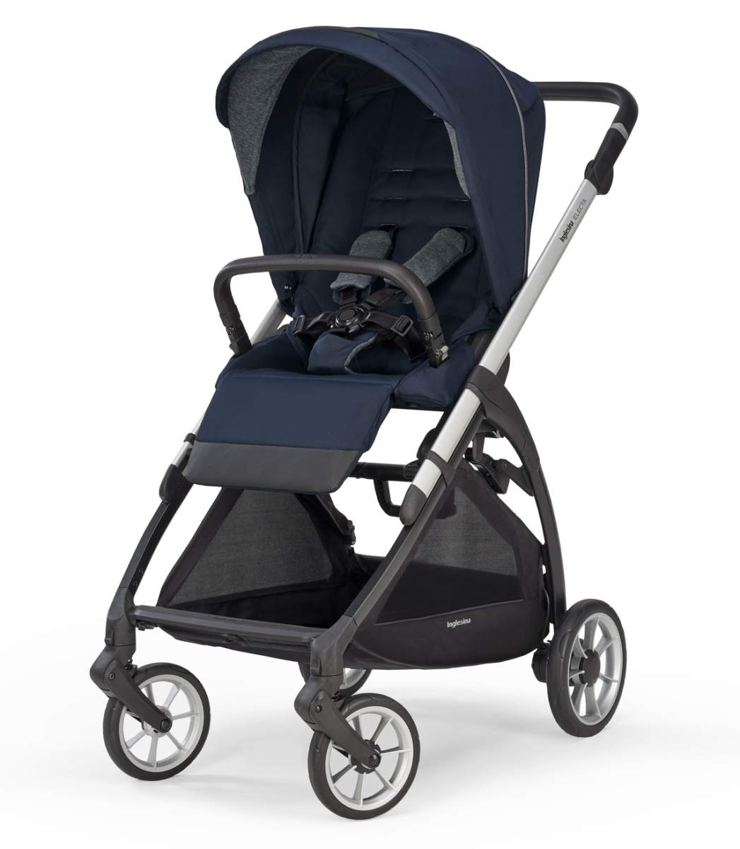 Коляска 3 в 1 Inglesina Electa с подставкой под люльку Stand Up,  Soho Blue