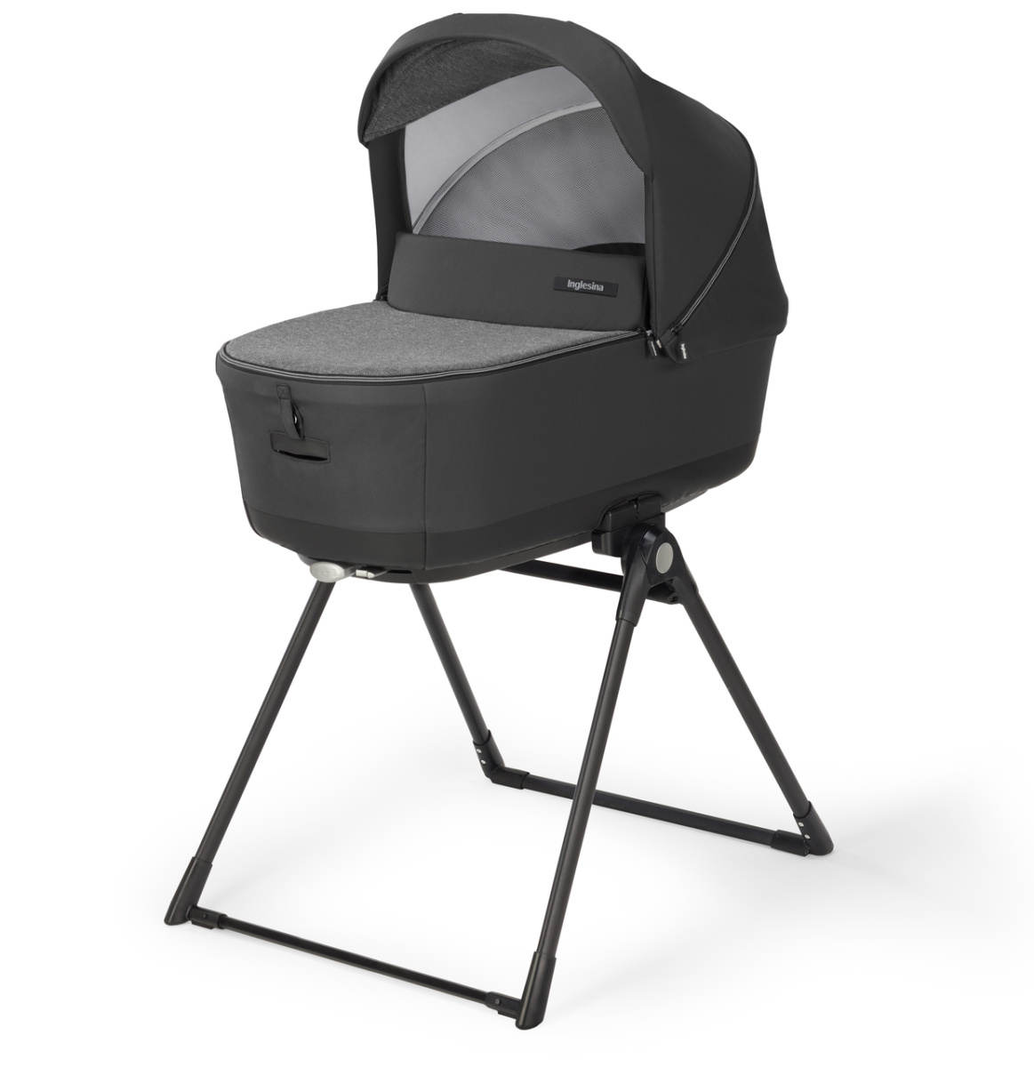 Коляска 3 в 1 Inglesina Electa с подставкой под люльку Stand Up, Upper Black