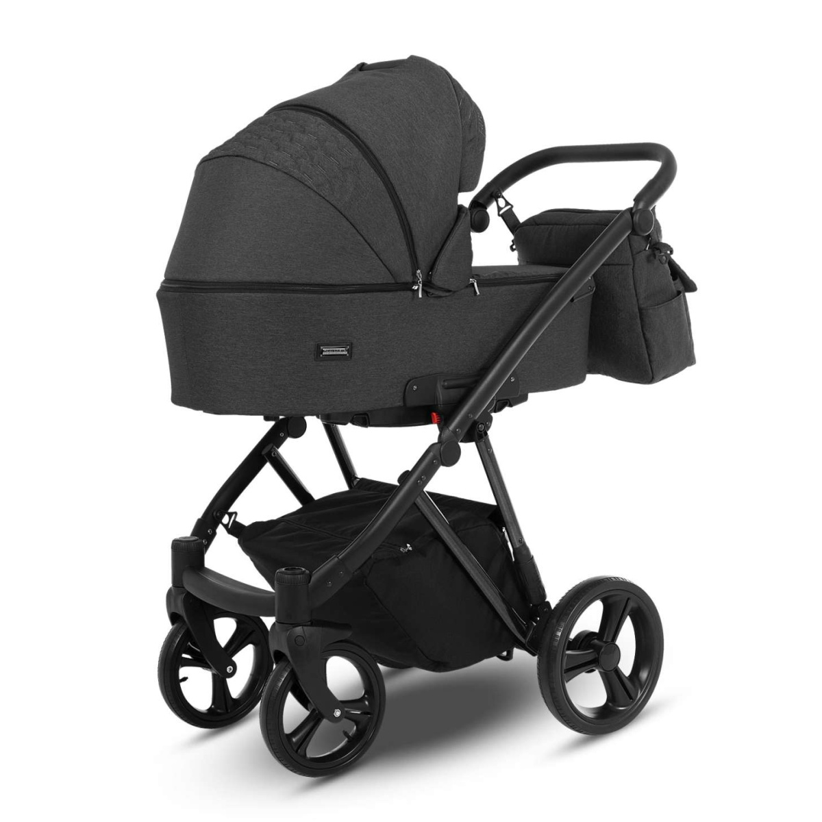 Коляска Camarelo Faro 3 в 1 тёмно-серый меланж