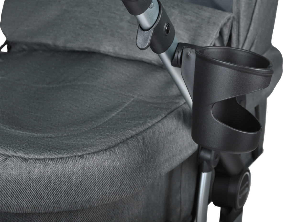 Коляска трансформер Farfello Aimile Original New Silver (Темно-серый NDS-2)