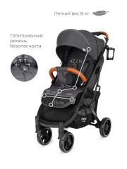 Коляска прогулочная Mowbaby Smart MB101 Graphite. Цвет: Графит