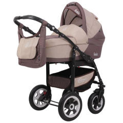 Коляска 2 в 1 Rant Fenix Len 06 бежево-коричневый