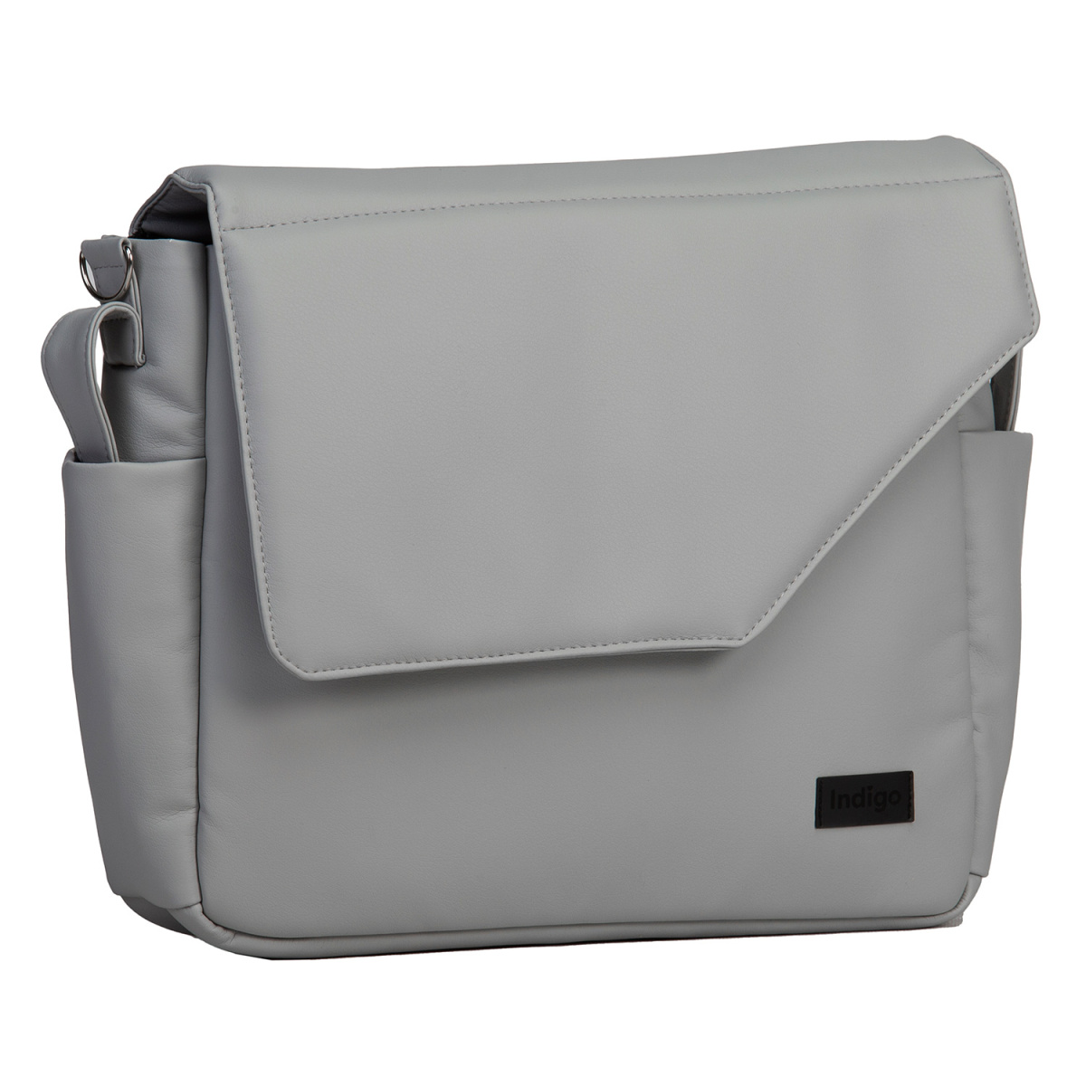 Коляска 2в1 Indigo LAMAR - La 06 (св.серая кожа)