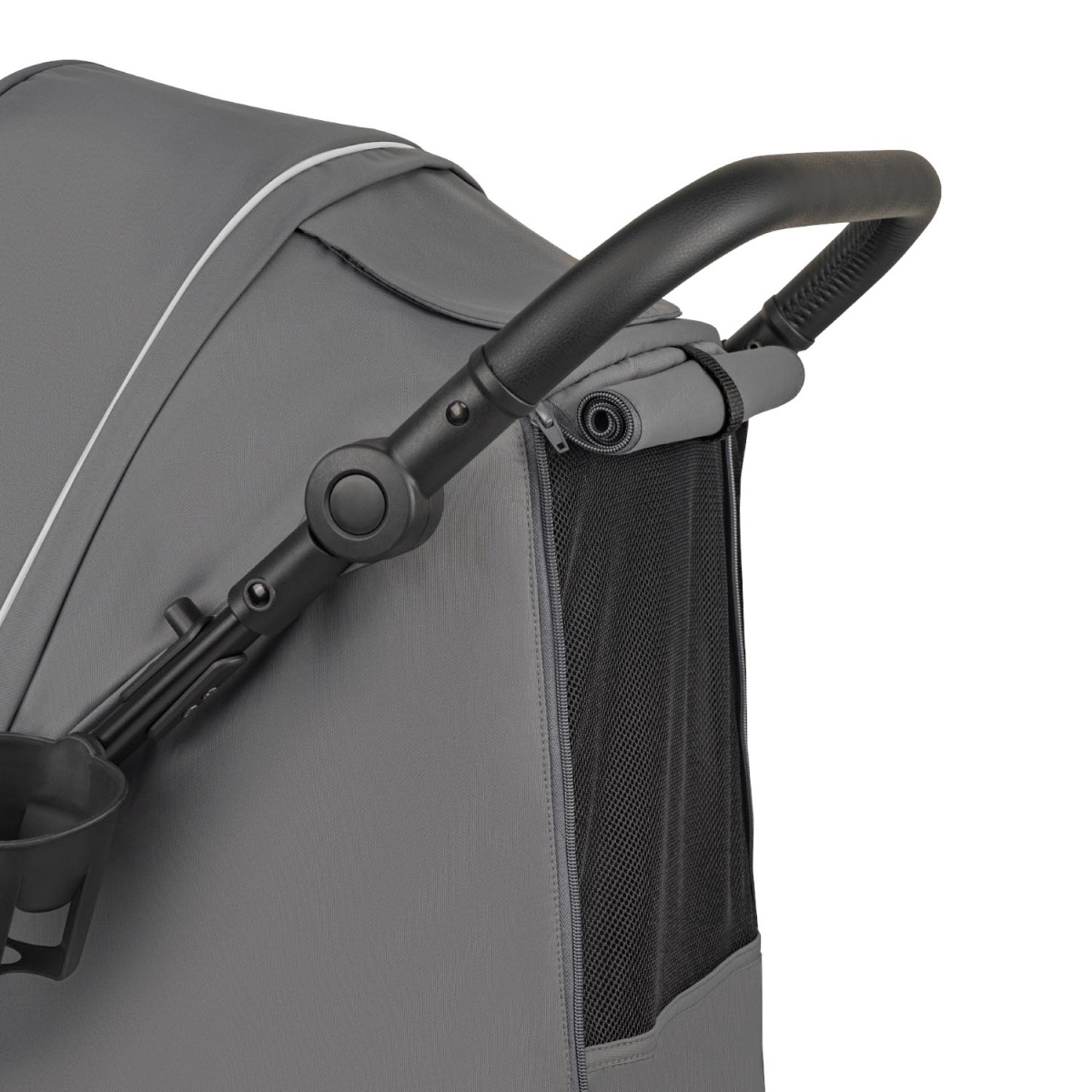 Коляска прогулочная Indigo EPICA XL AIR с сумкой темно-серый