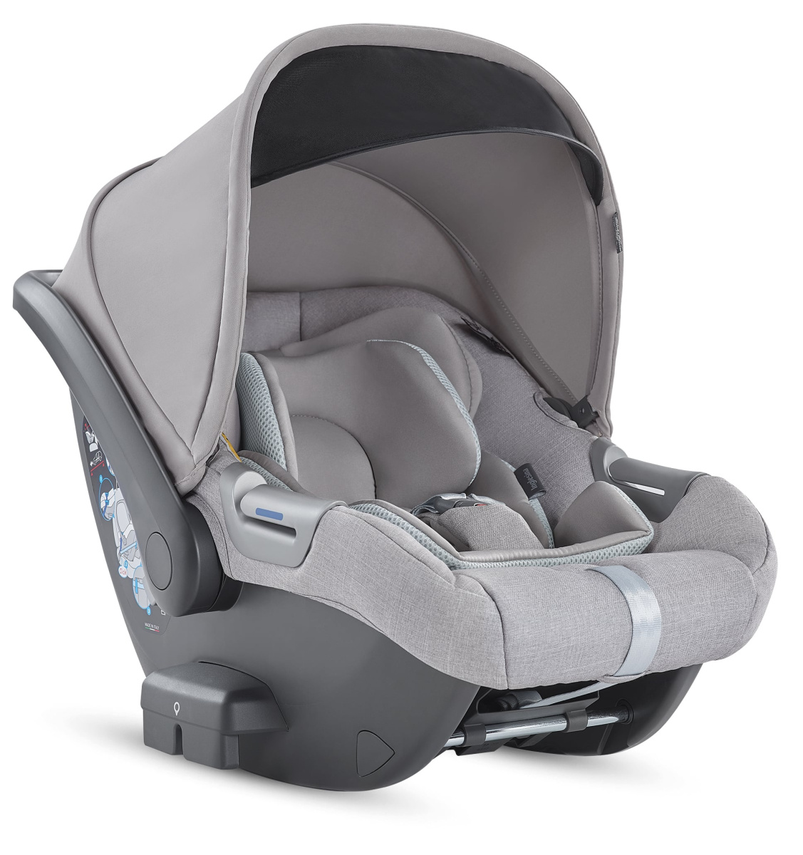 Коляска 3 в 1 Inglesina Aptica  с подставкой под люльку Stand Up, Silk Grey