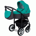 Коляска 3 в 1 Rant Dream 08 серый-темно-зеленый