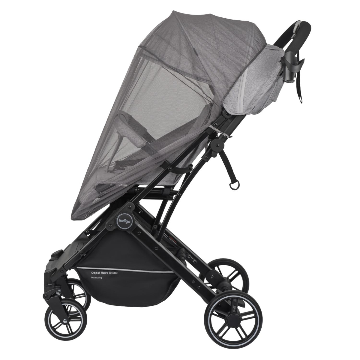 Коляска прогулочная Indigo TRIP светло-серый