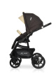 Коляска 3 в 1 Riko Basic Alfa Ecco 08 коричнево-бежевый