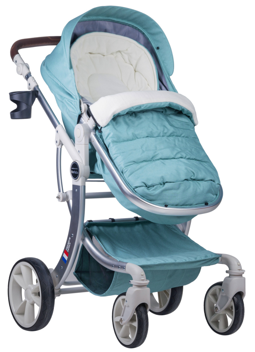 Коляска трансформер Farfello Aimile Original New Pearl (Мятный NDP-5)