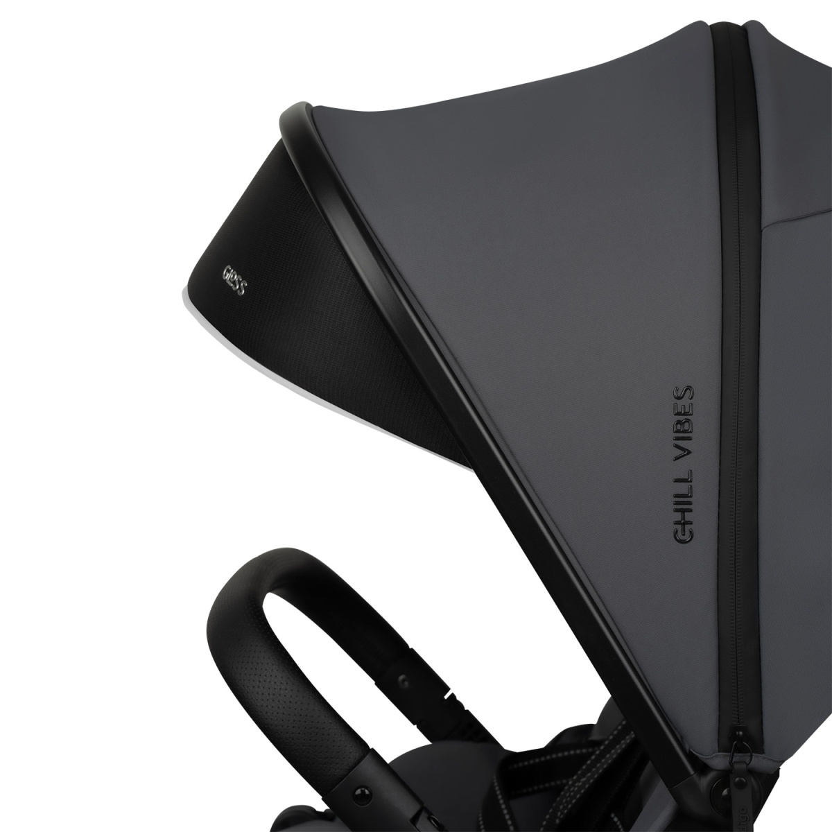 Коляска прогулочная Indigo GLOSS темно-серый