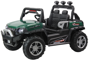 Джип детский электромобиль 4WD Farfello DLS02 12V Зелёный