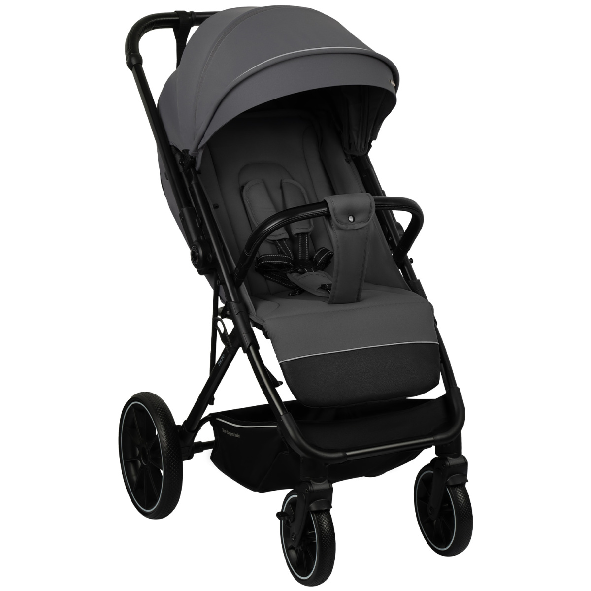 Коляска прогулочная Indigo Delta+ темно-серый