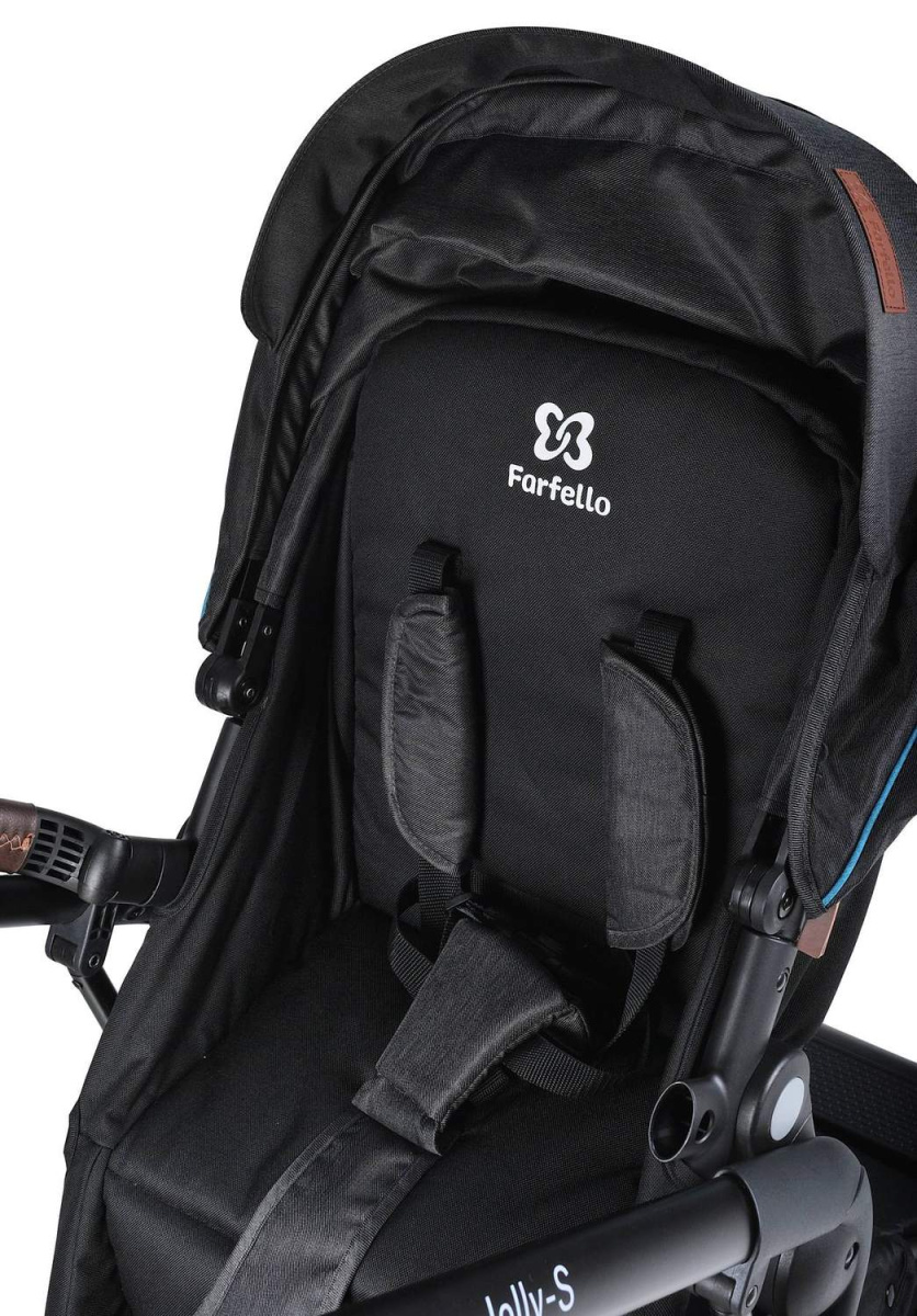 Коляска модульная 2 в 1 Farfello Jolly-S (J-88 серый)