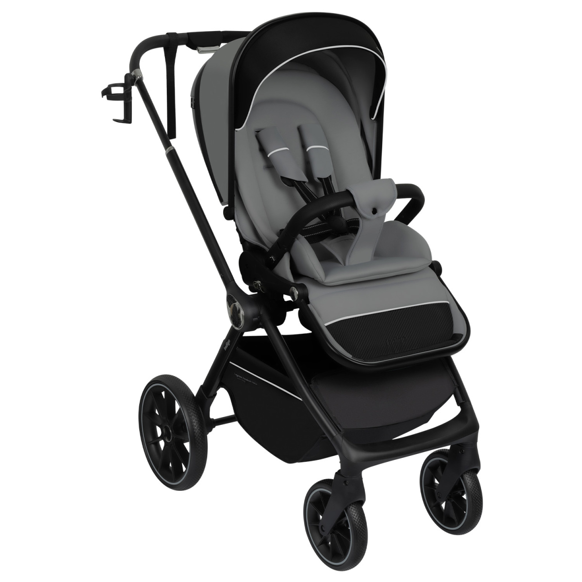 Коляска прогулочная Indigo GLOSS светло-серый