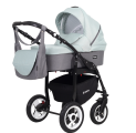 Коляска 2 в 1 Rant Dream 04 серый-мятный