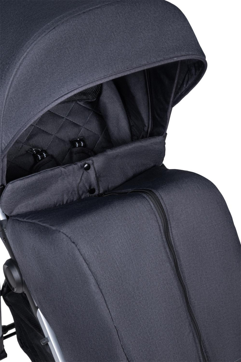 Коляска детская прогулочная Farfello COSTA Jenny + (Steel Grey/ Темно-серый)