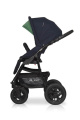 Коляска 2 в 1 Riko Basic Alfa 02 черно-зеленый