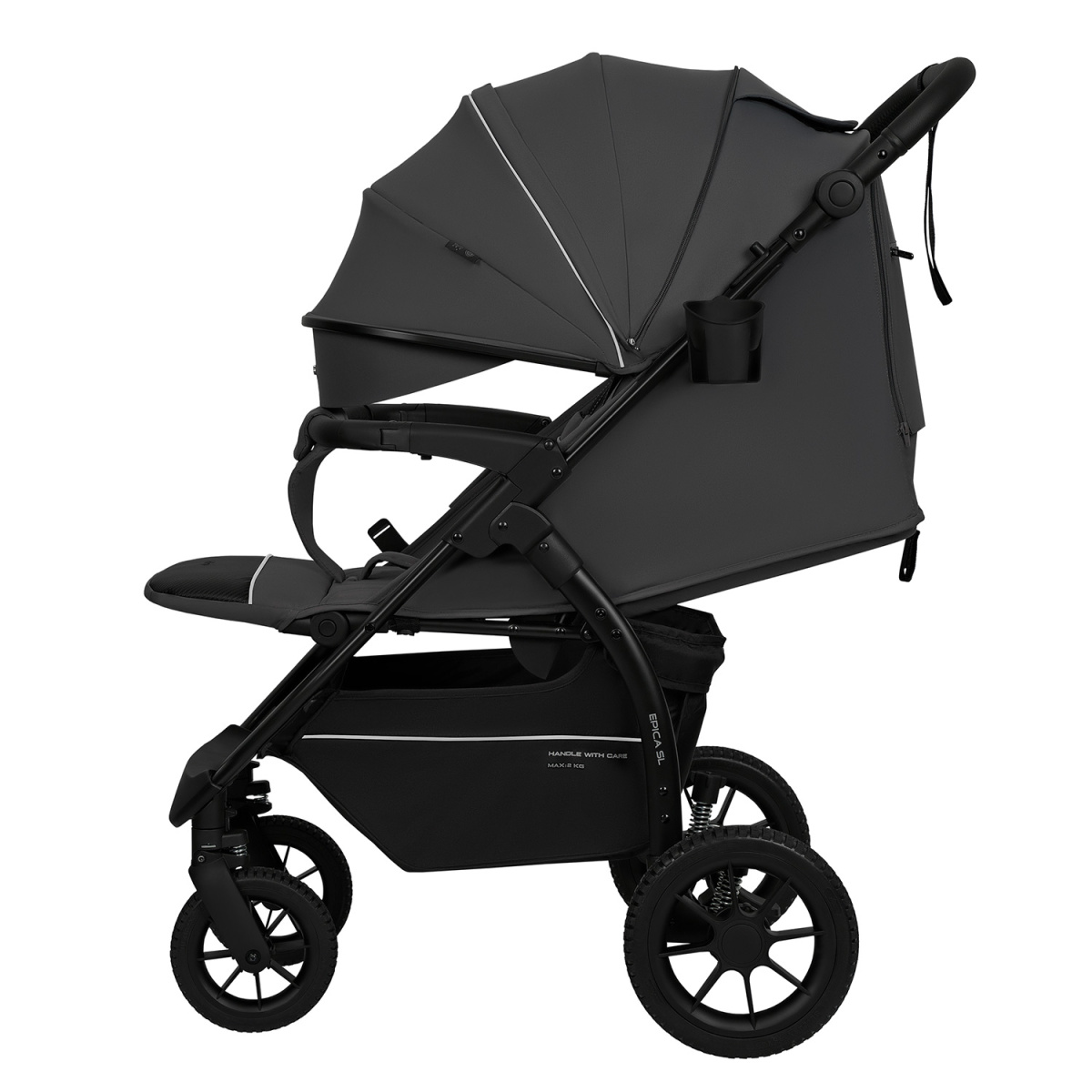 Коляска прогулочная Indigo EPICA SL, темно-серый