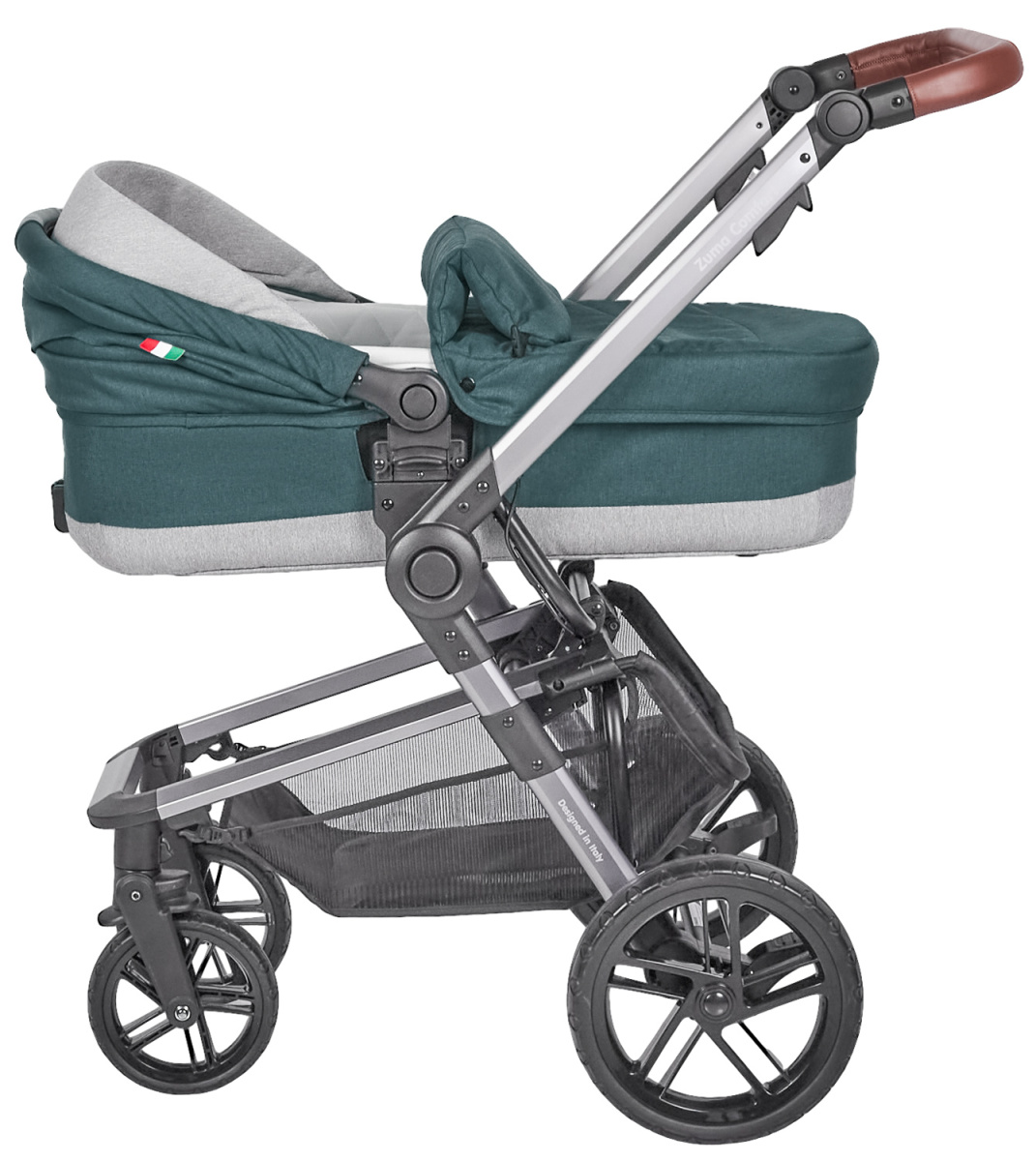 Коляска модульная 2 в 1 Farfello Zuma Duo Comfort (ZDC-12 Изумрудный)