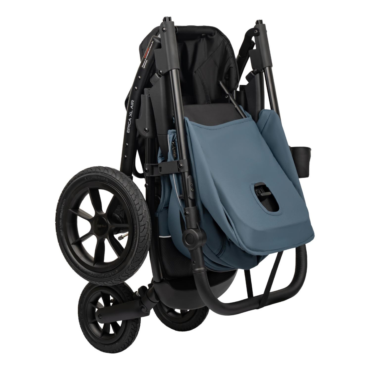 Коляска прогулочная Indigo EPICA XL AIR с сумкой синий