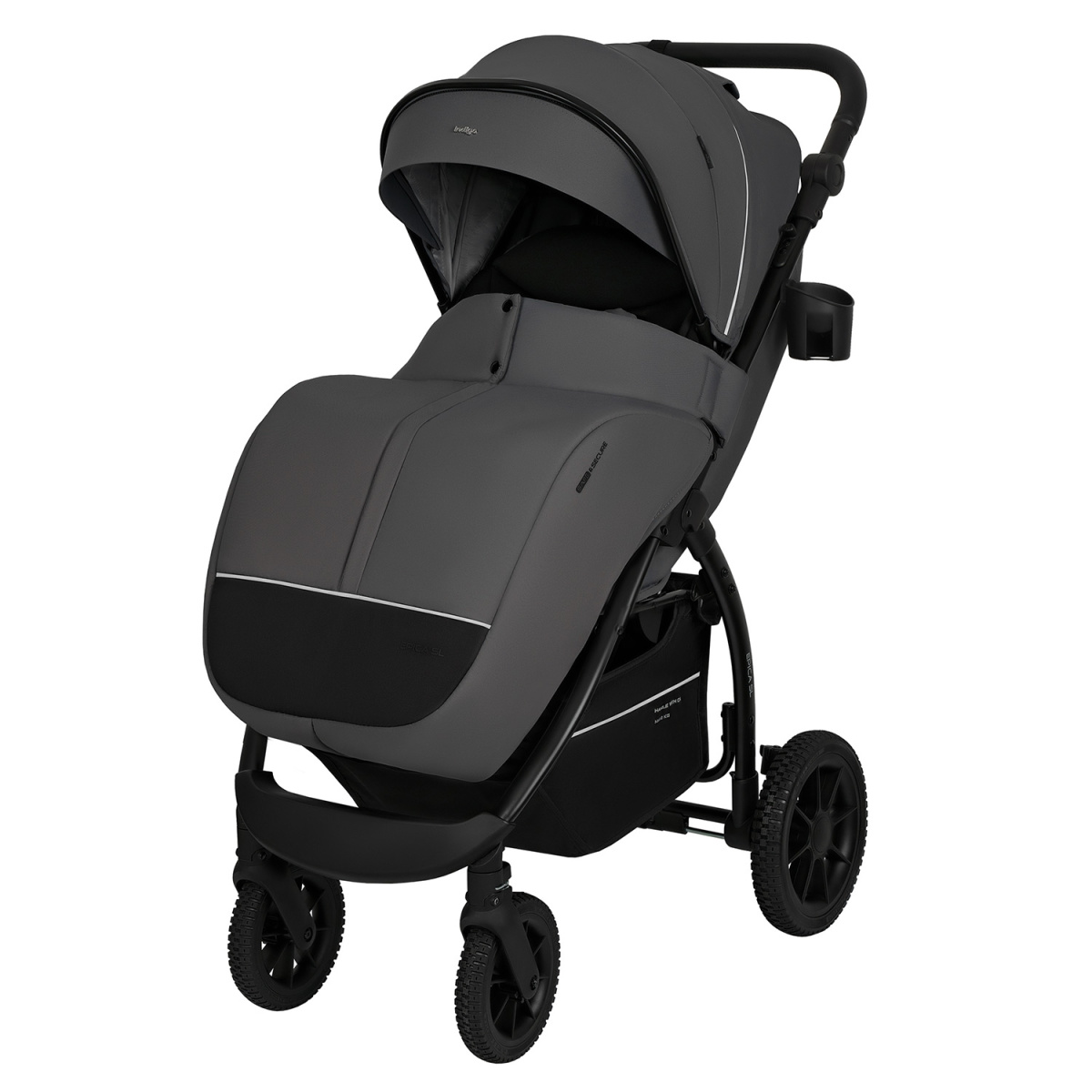 Коляска прогулочная Indigo EPICA SL, темно-серый