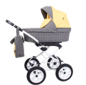 Коляска 2 в 1 Rant Nova Classic 05 серый-желтый
