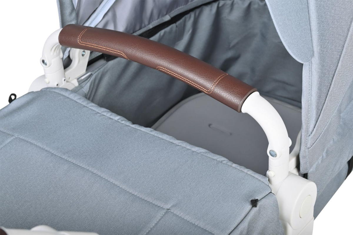 Коляска трансформер Farfello Aimile Original New Pearl (Стальной Серый NDP-3)