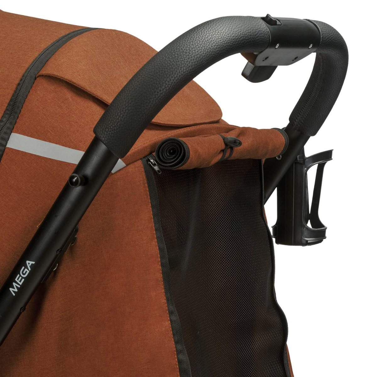 Коляска прогулочная Indigo MEGA терракот