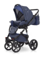 Коляска 3 в 1 Riko Bruno Natural 01 синий