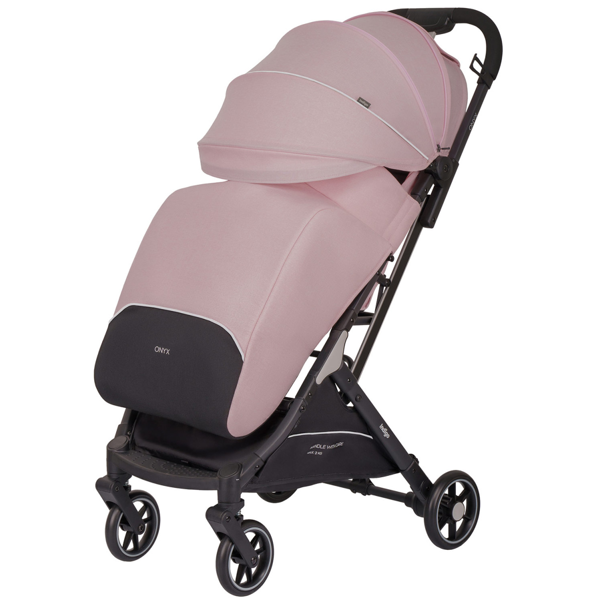 Коляска прогулочная Indigo ONYX розовый